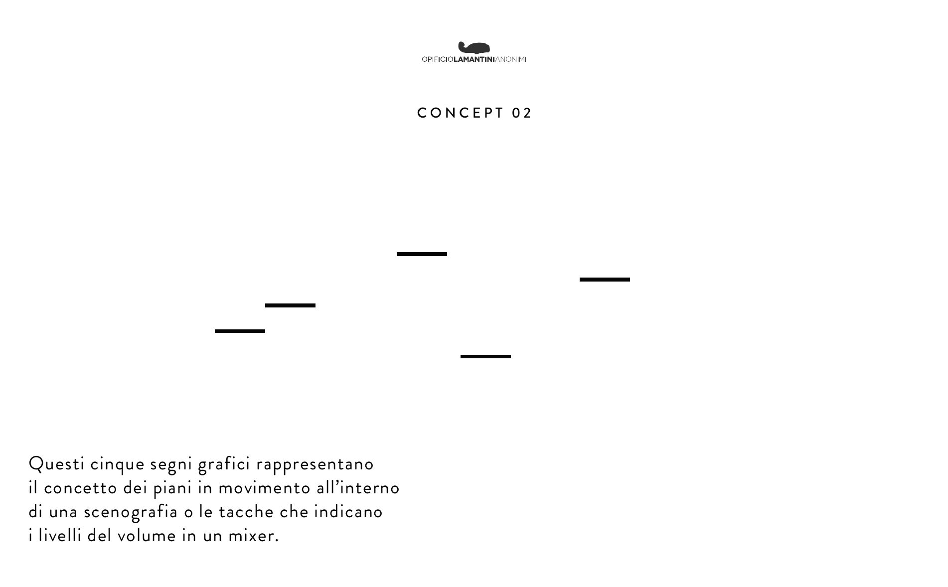 Concept 03: i segni come livelli di volume di un mixer