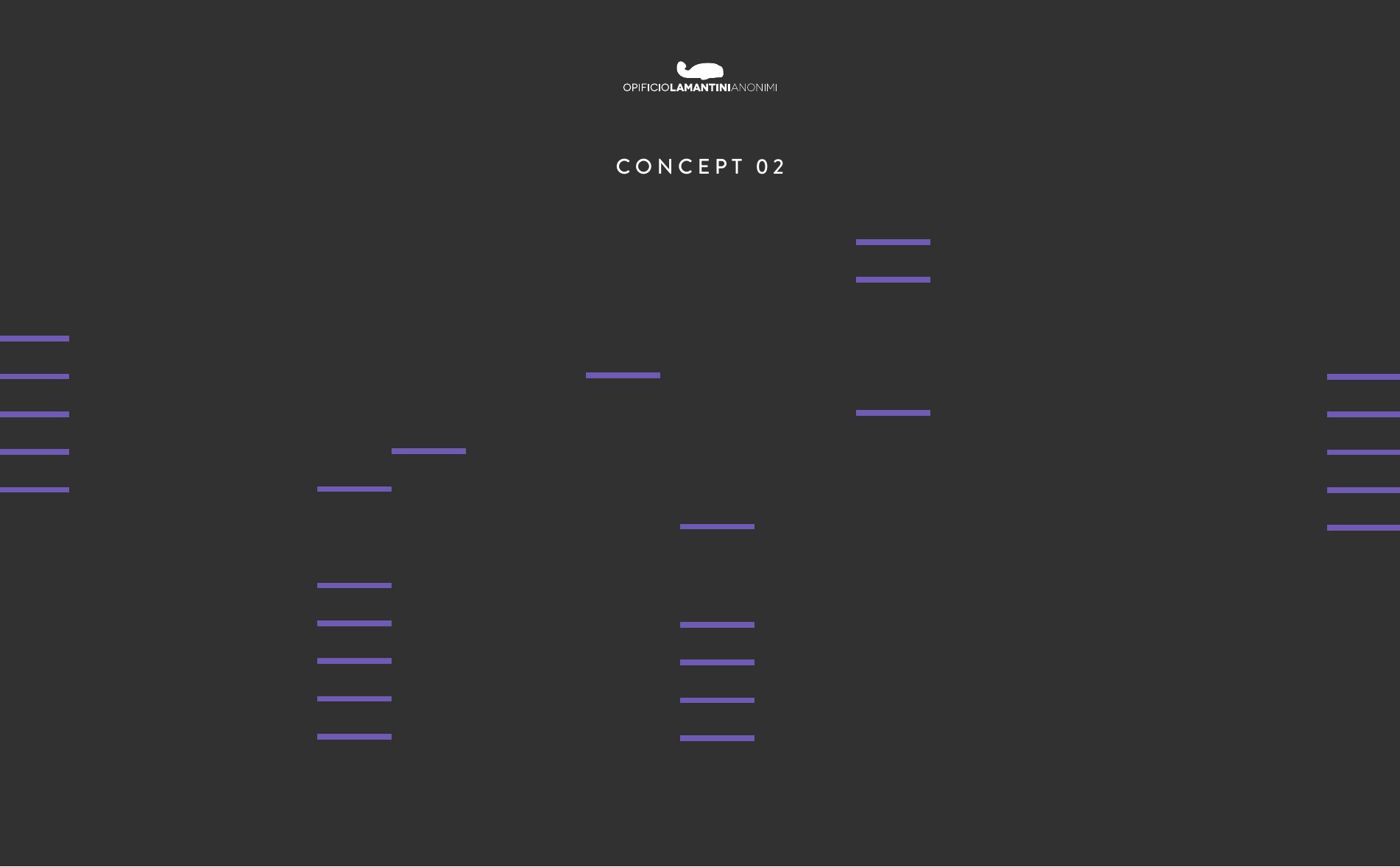 Concept 02 applicato in negativo su fondo scuro