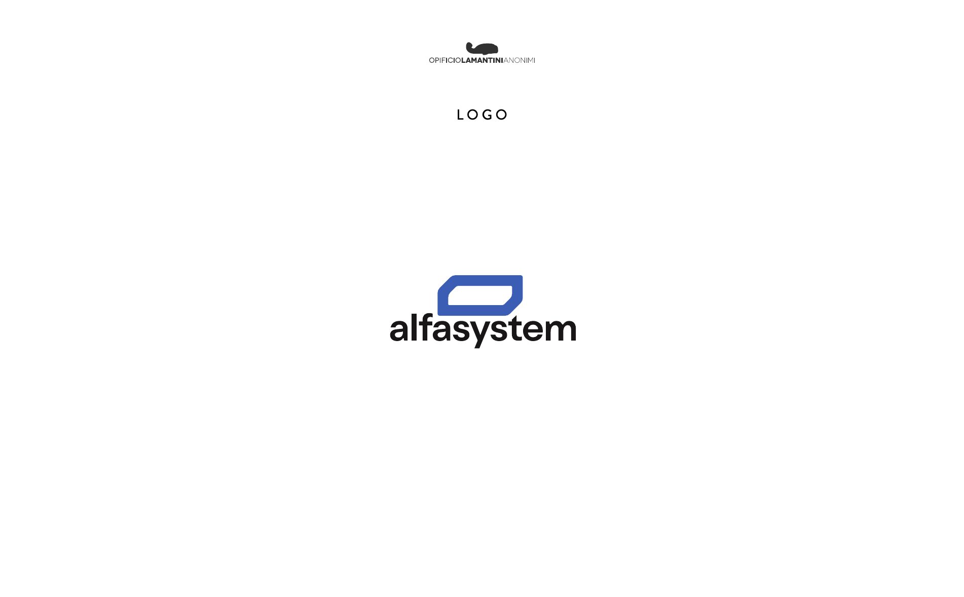 Concept alternativo: il monogramma as in forma chiusa