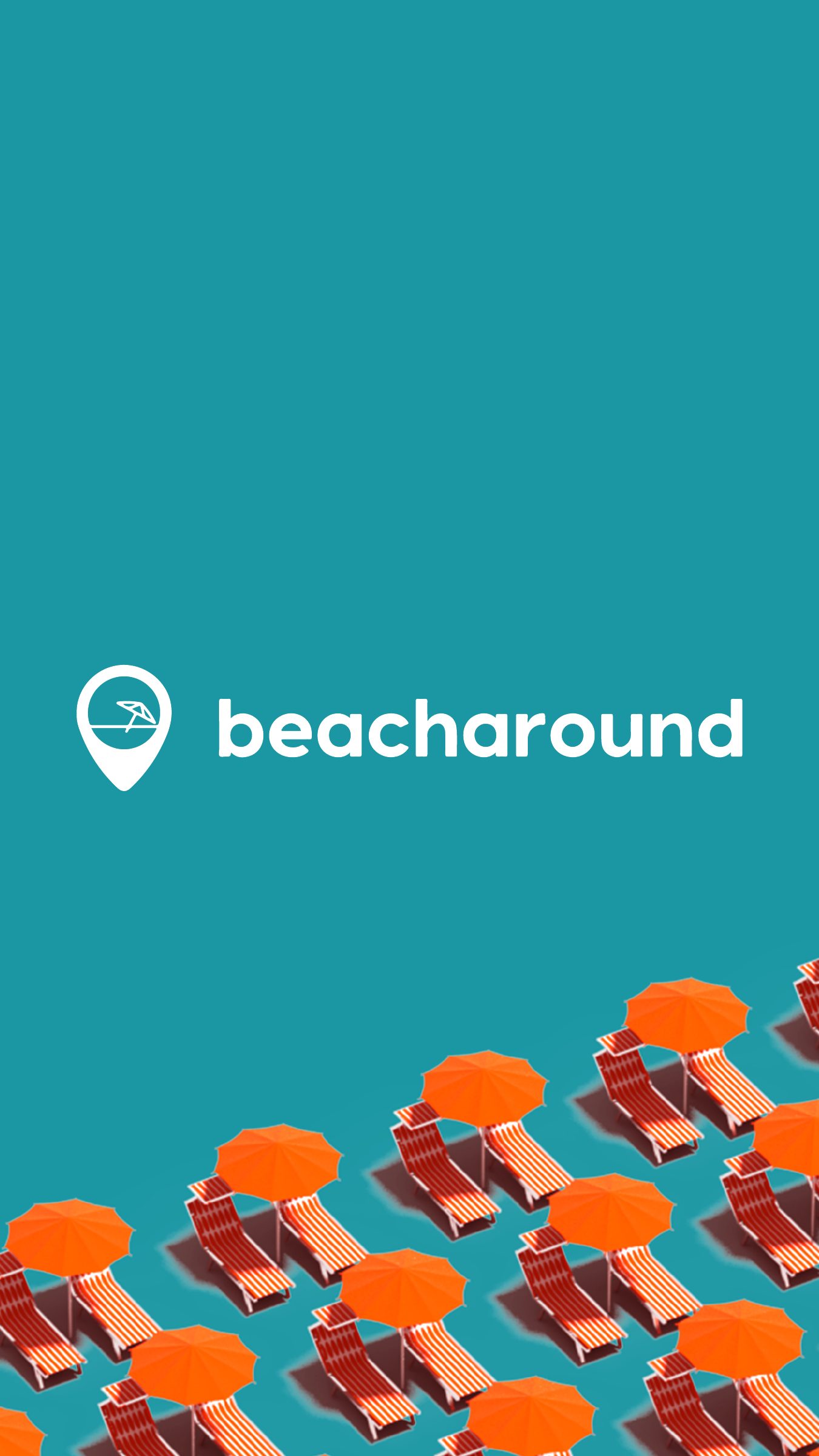 Storia Instagram Beacharound con gli ombrelloni illustrati