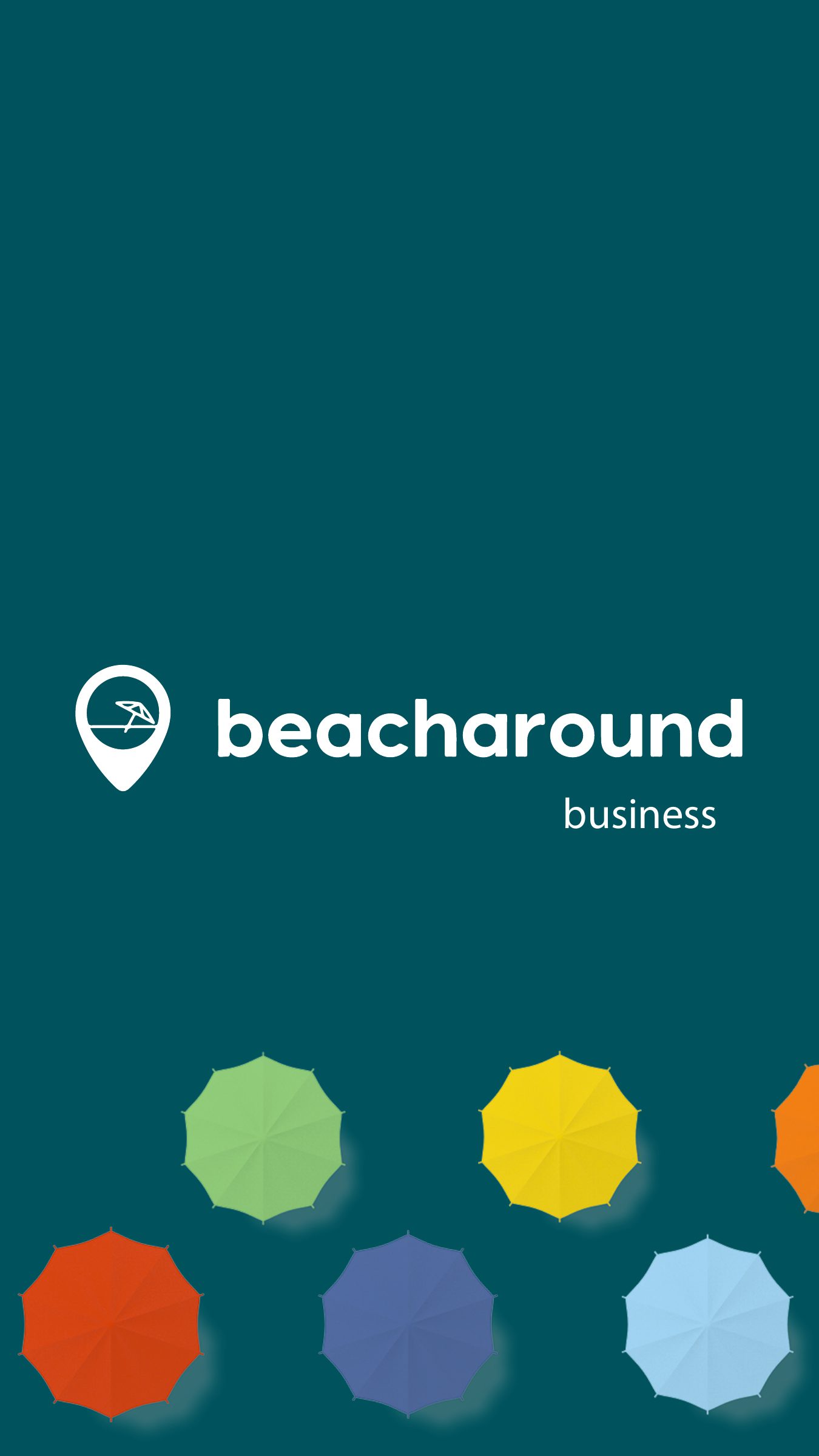 Storia Instagram Beacharound Business con gli ombrelloni colorati