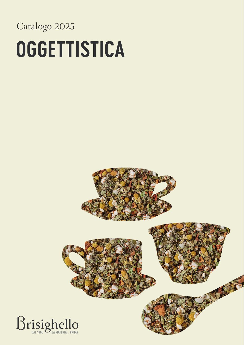 Seconda copertina del catalogo Oggettistica 2025