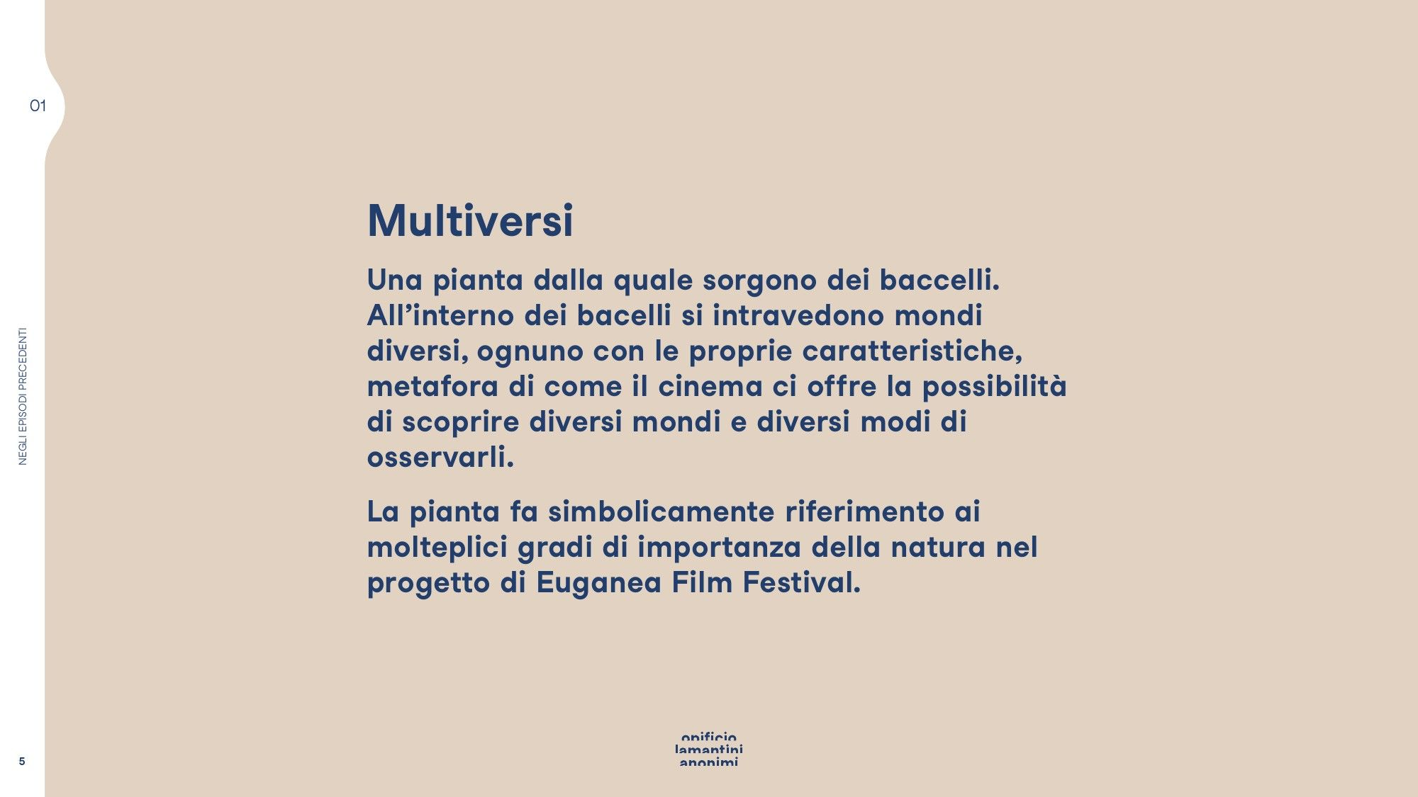 Dalla presentazione del concept 2024: la descrizione del concept Multiversi