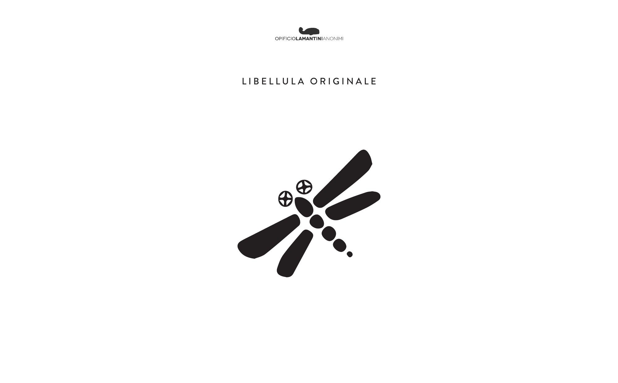 La libellula originale del marchio storico dell’Euganea Film Festival, in nero