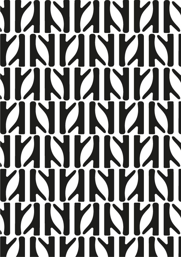 Pattern della Euganea Film Residency costruito con il segno del marchio, fitto