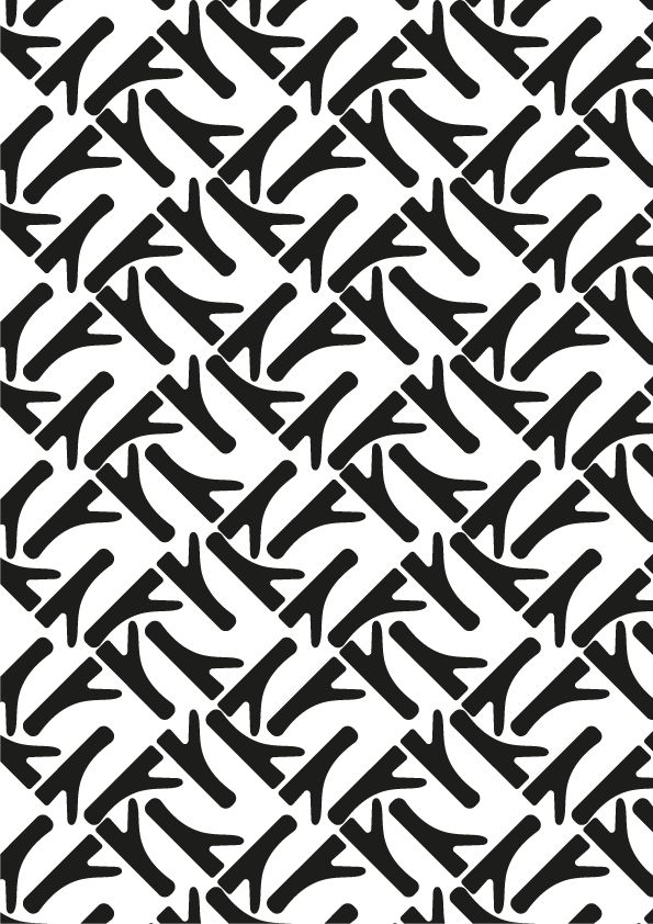 Pattern della Euganea Film Residency con il segno del marchio intrecciato