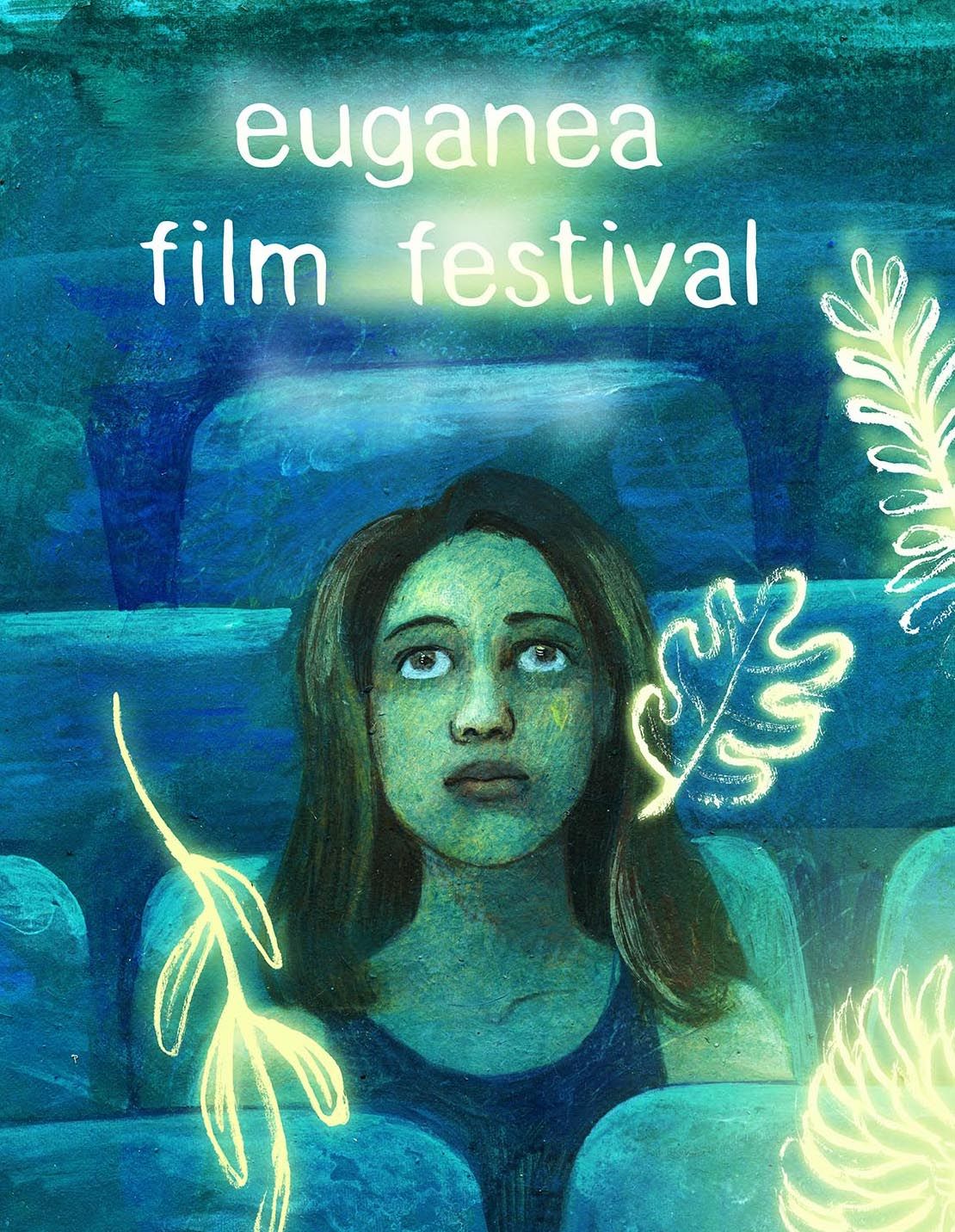 Il visual 2026 con l’illustrazione di Mara Cerri e la scritta euganea film festival