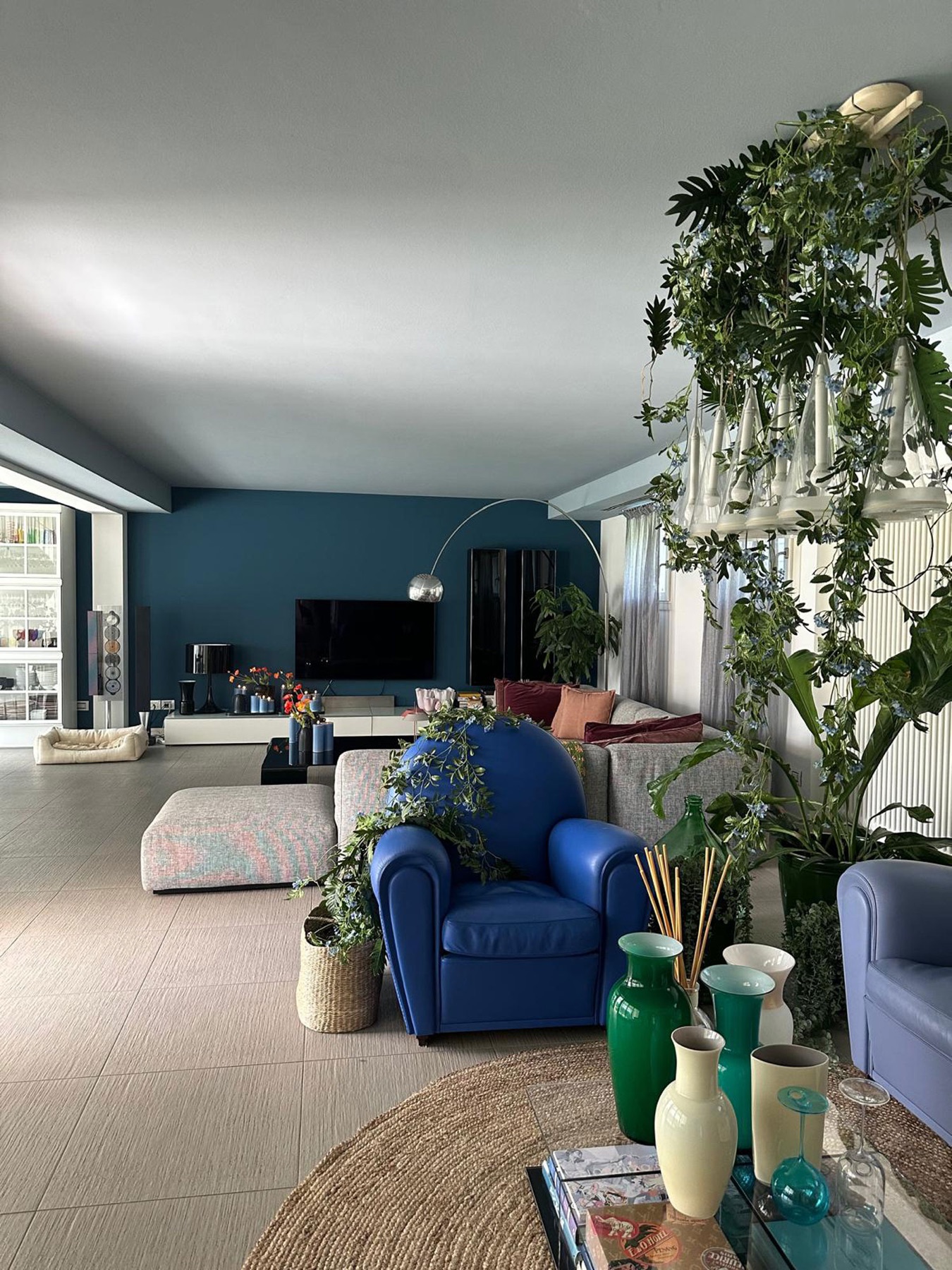 Allestimento floreale in una casa privata