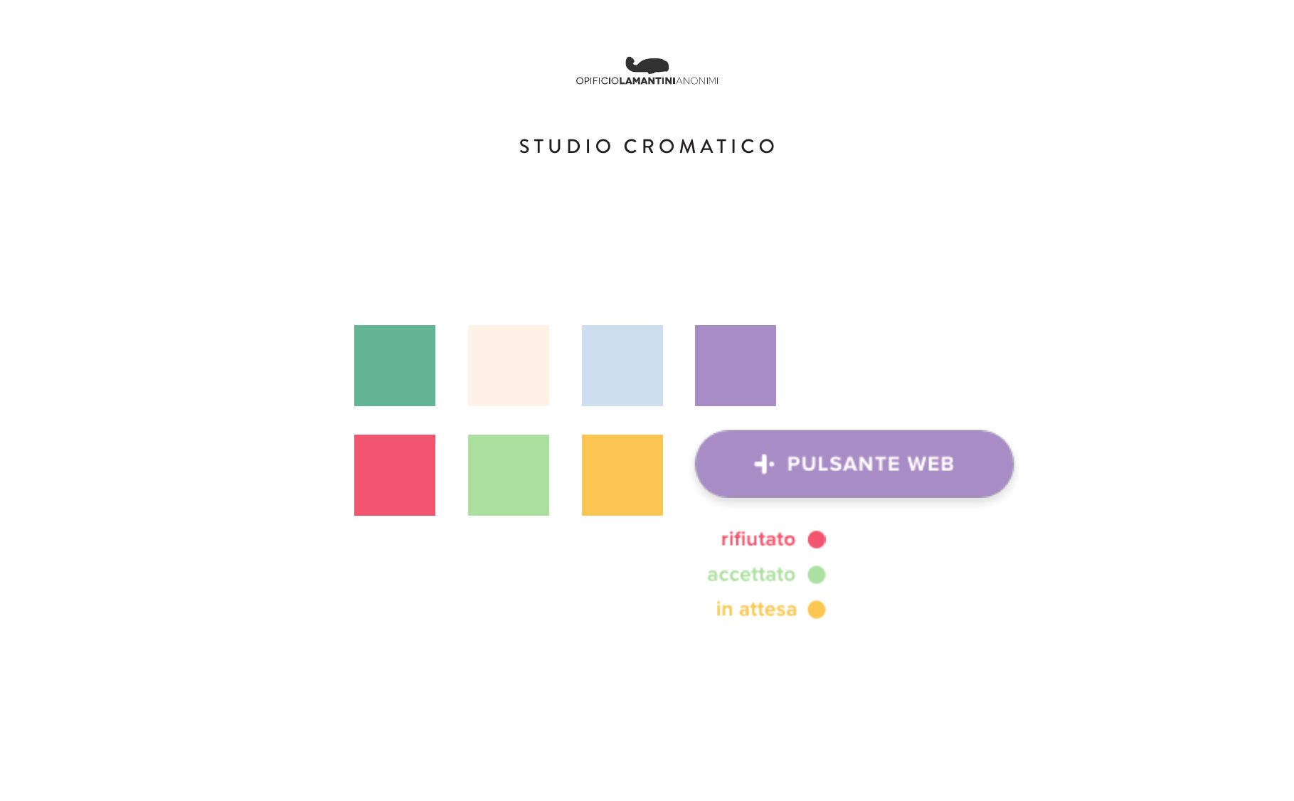Strada 02, studio cromatico in verde acqua, corallo e lilla