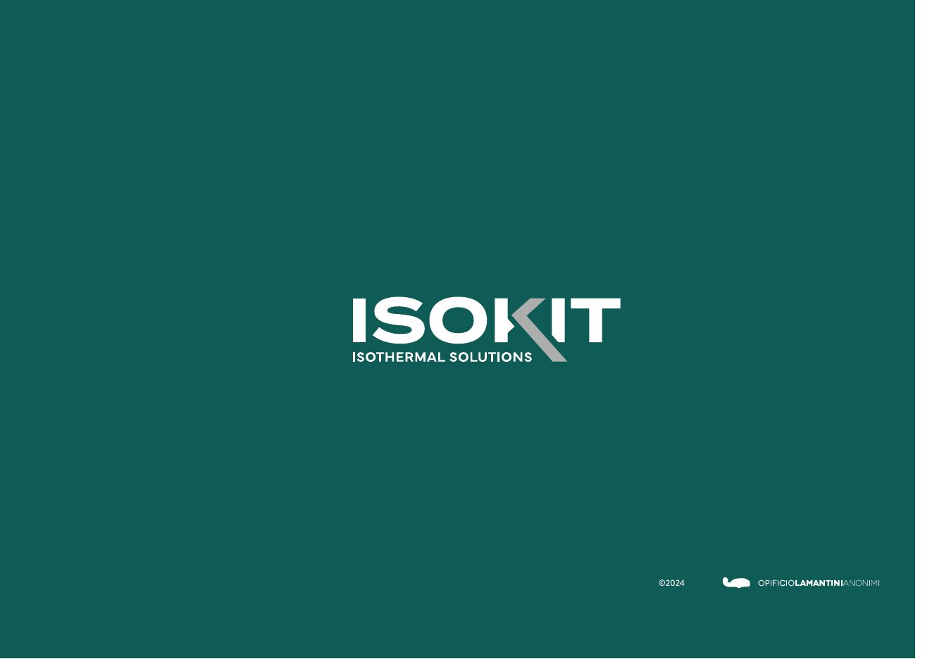 Copertina delle brand guidelines Isokit