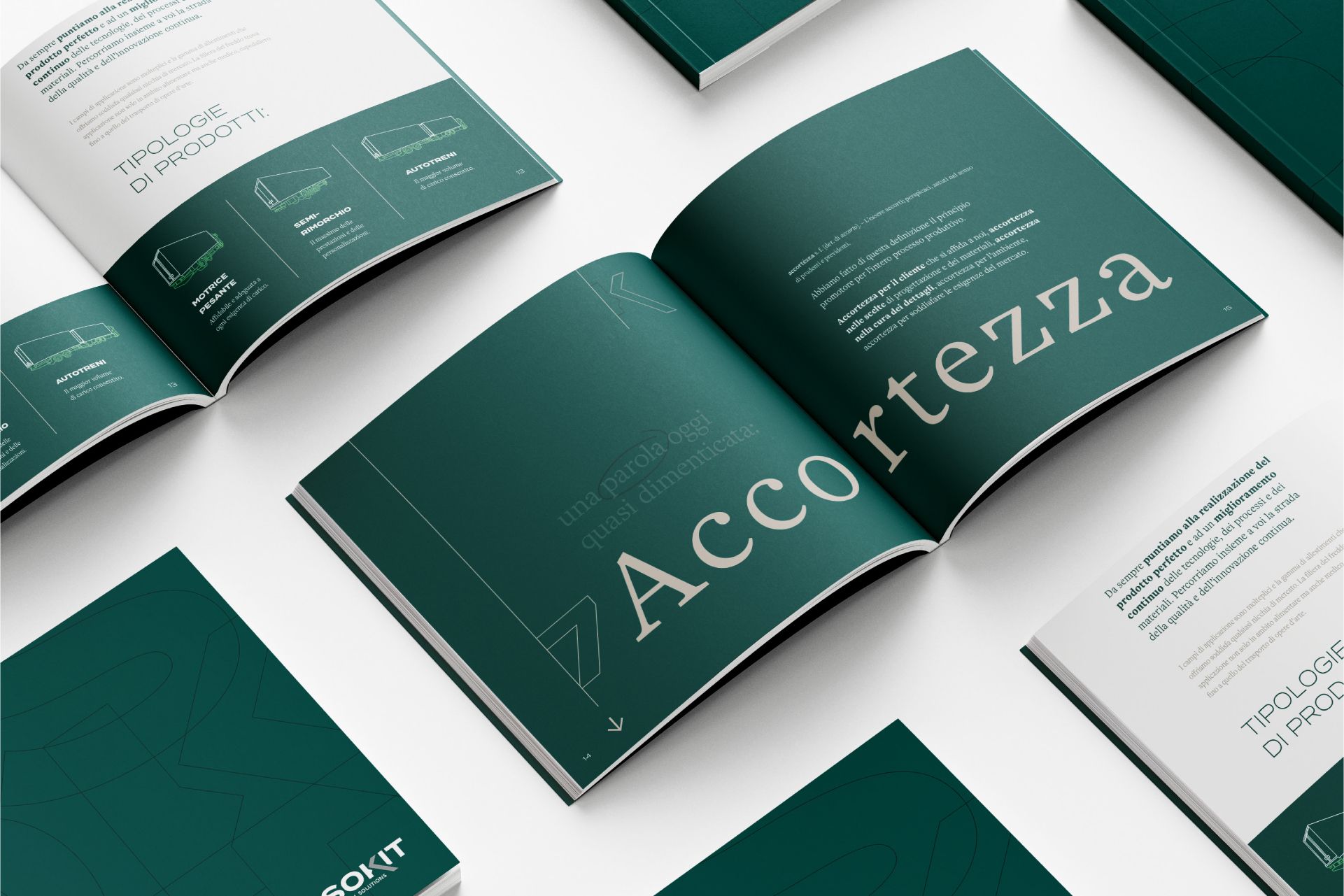 Il company profile Isokit stampato, copertina e pagine interne