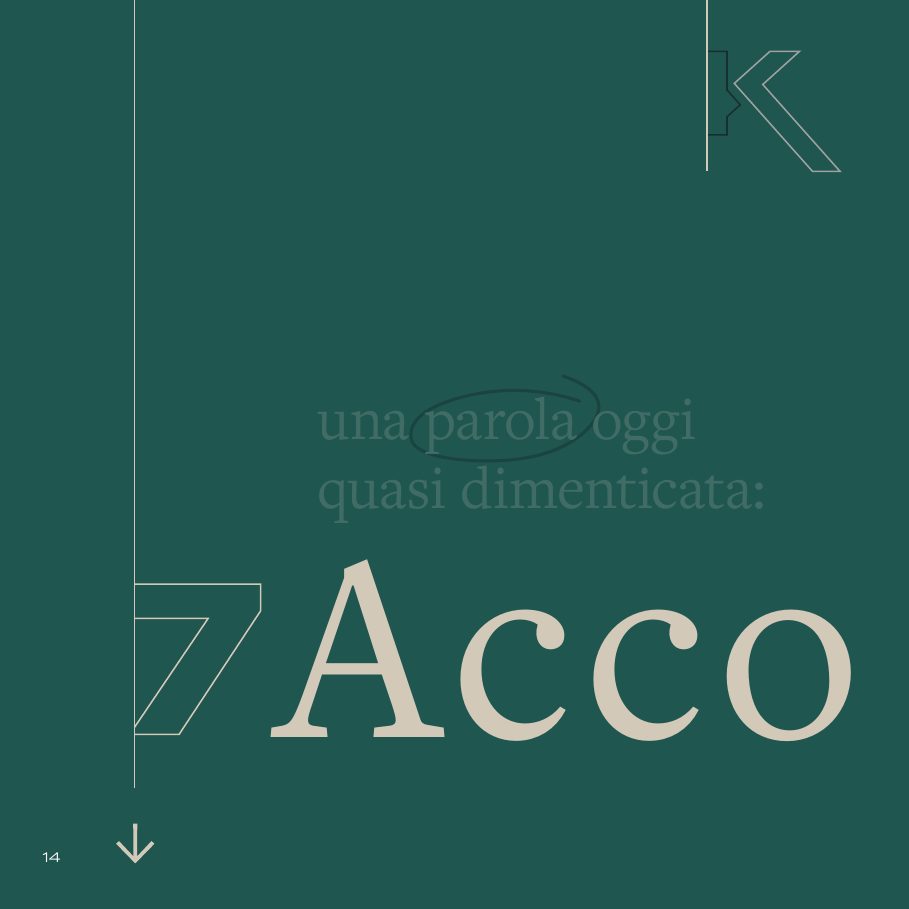 Company profile Isokit, doppia pagina Accortezza, pagina sinistra