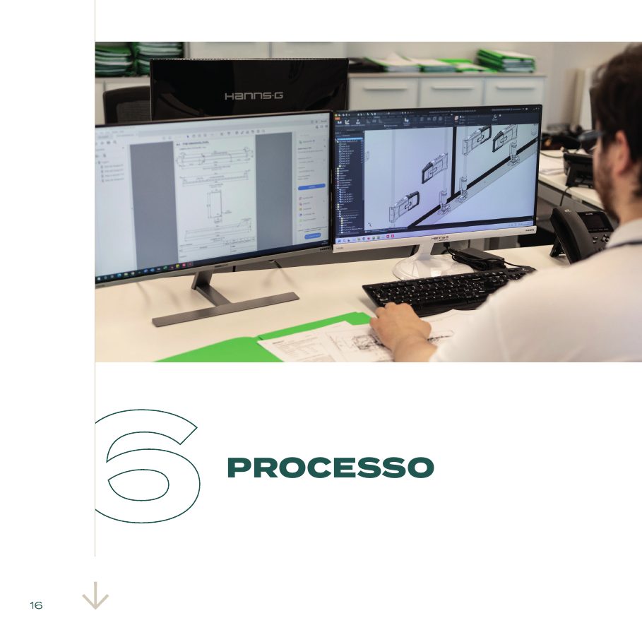 Company profile Isokit, capitolo sul processo, pagina sinistra