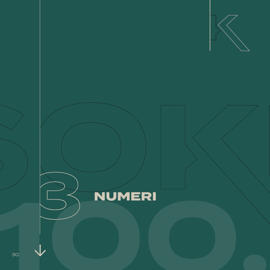 Company profile Isokit, capitolo sui numeri, pagina sinistra