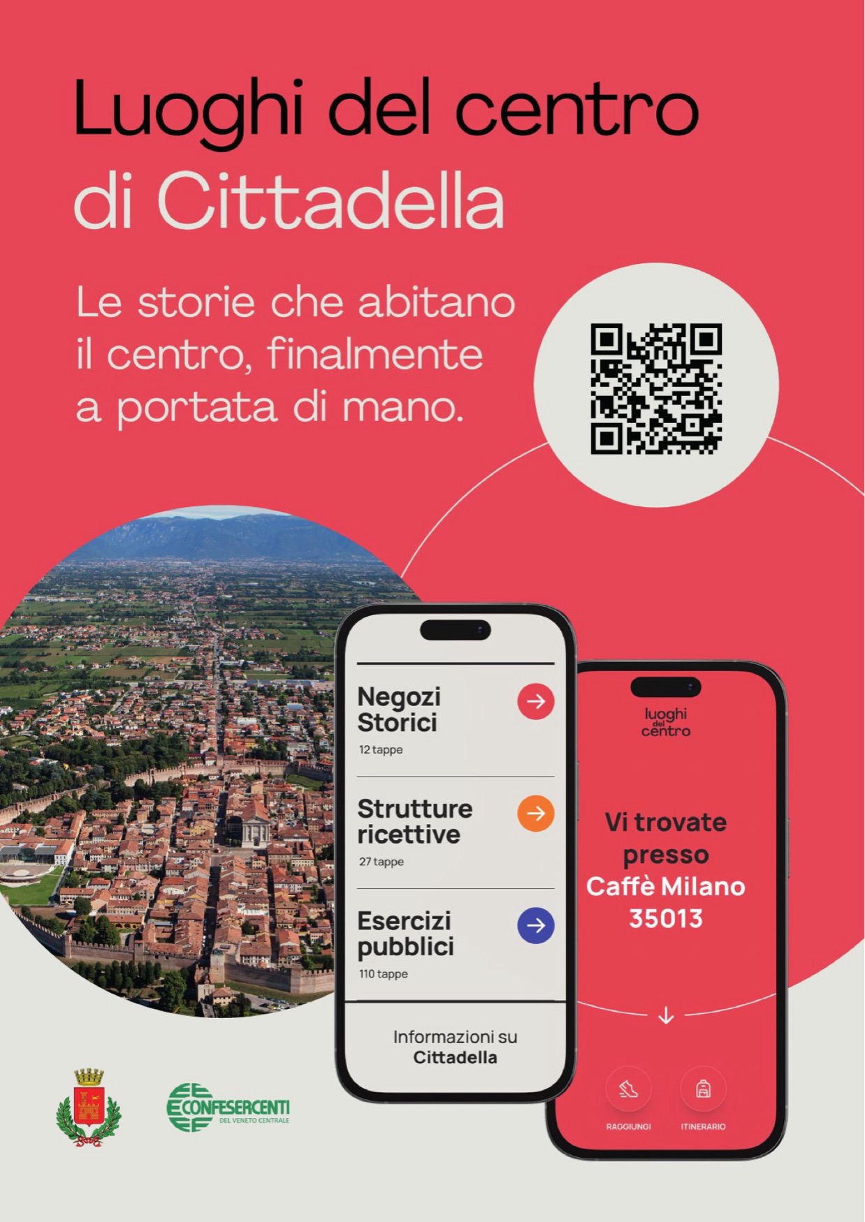 Locandina con QR code: le storie che abitano il centro, finalmente a portata di mano