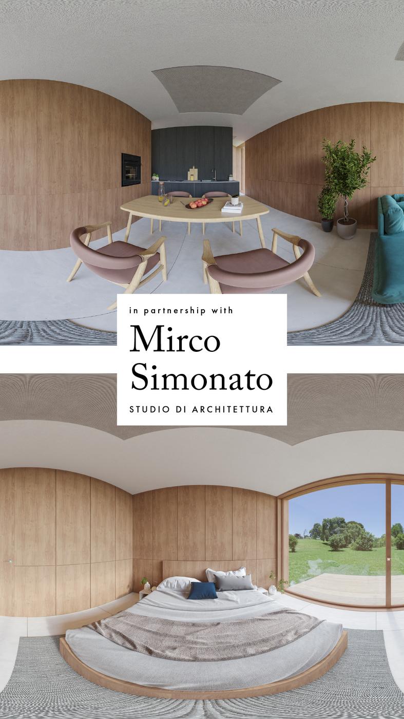 nHouse Instagram story: interior renders signed by the Mirco Simonato studio