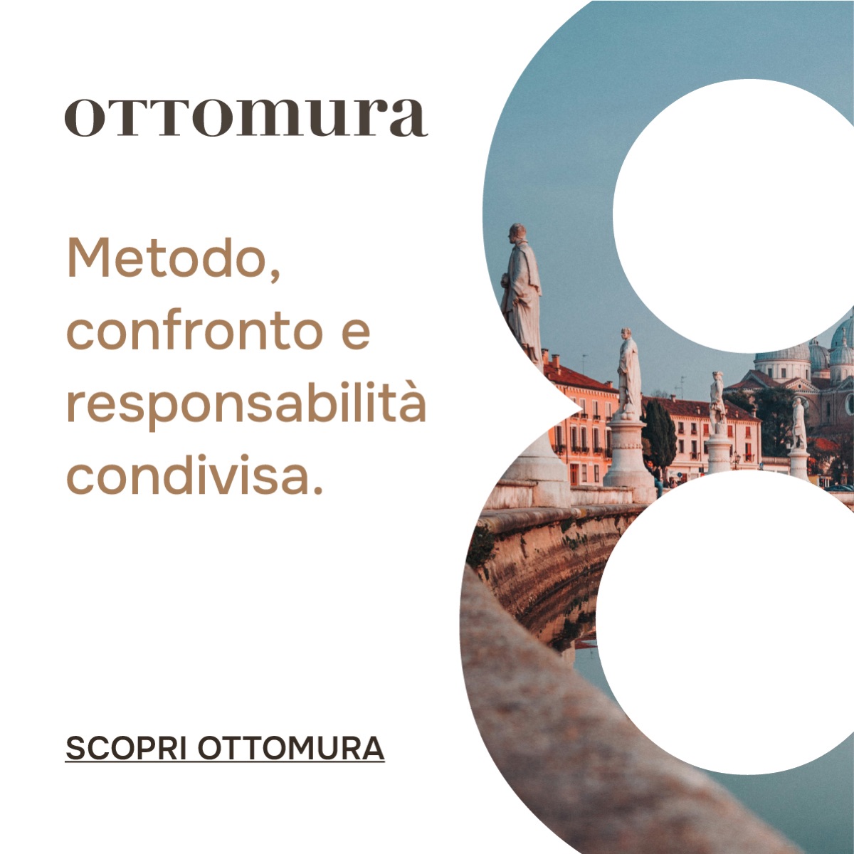 Annuncio Ottomura verticale su fondo scuro