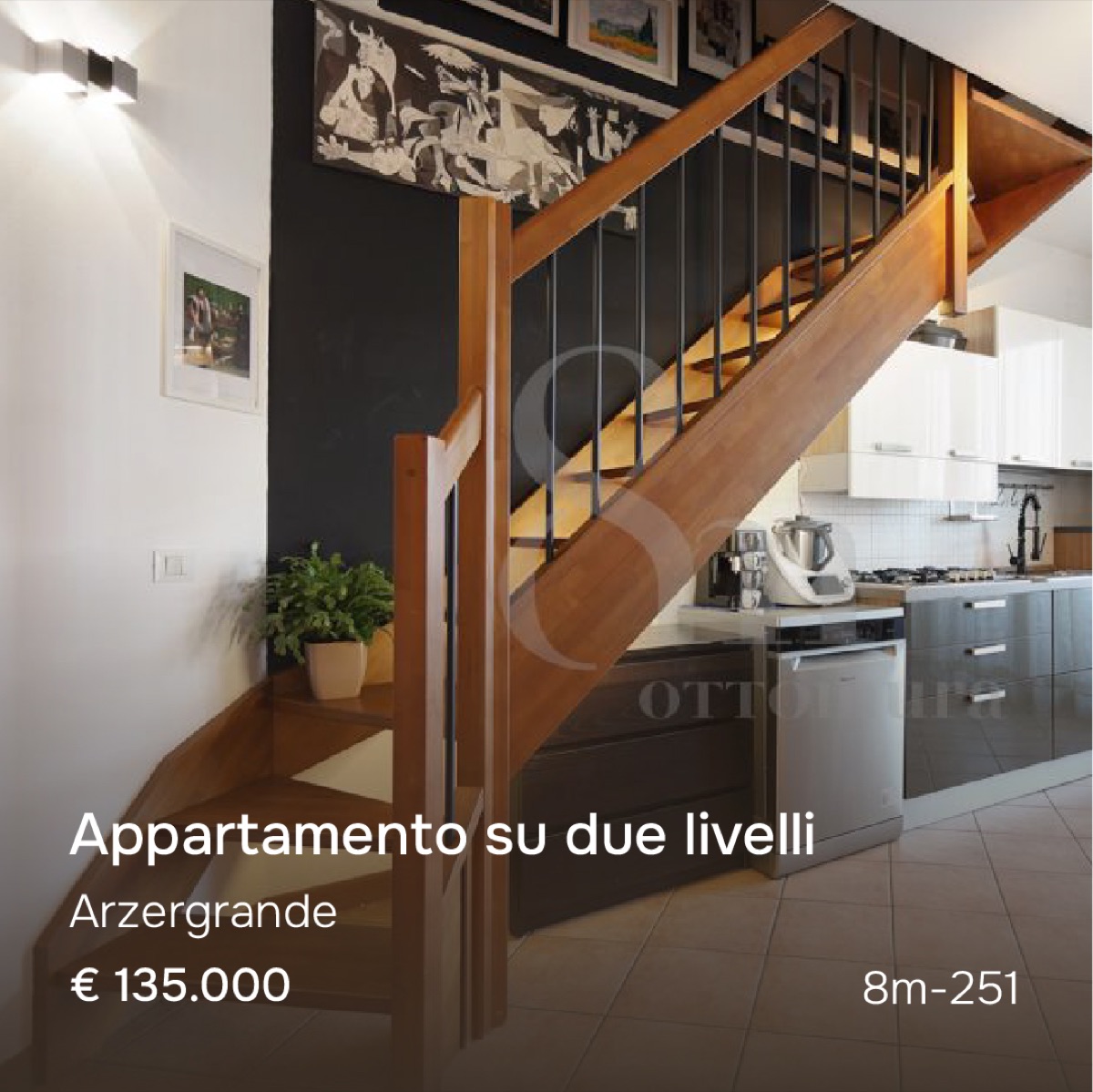 Annuncio immobiliare Ottomura: appartamento su due livelli ad Arzergrande