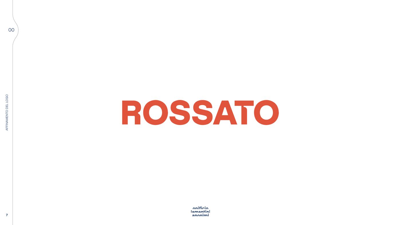 Quarto micro adattamento del logotipo Rossato