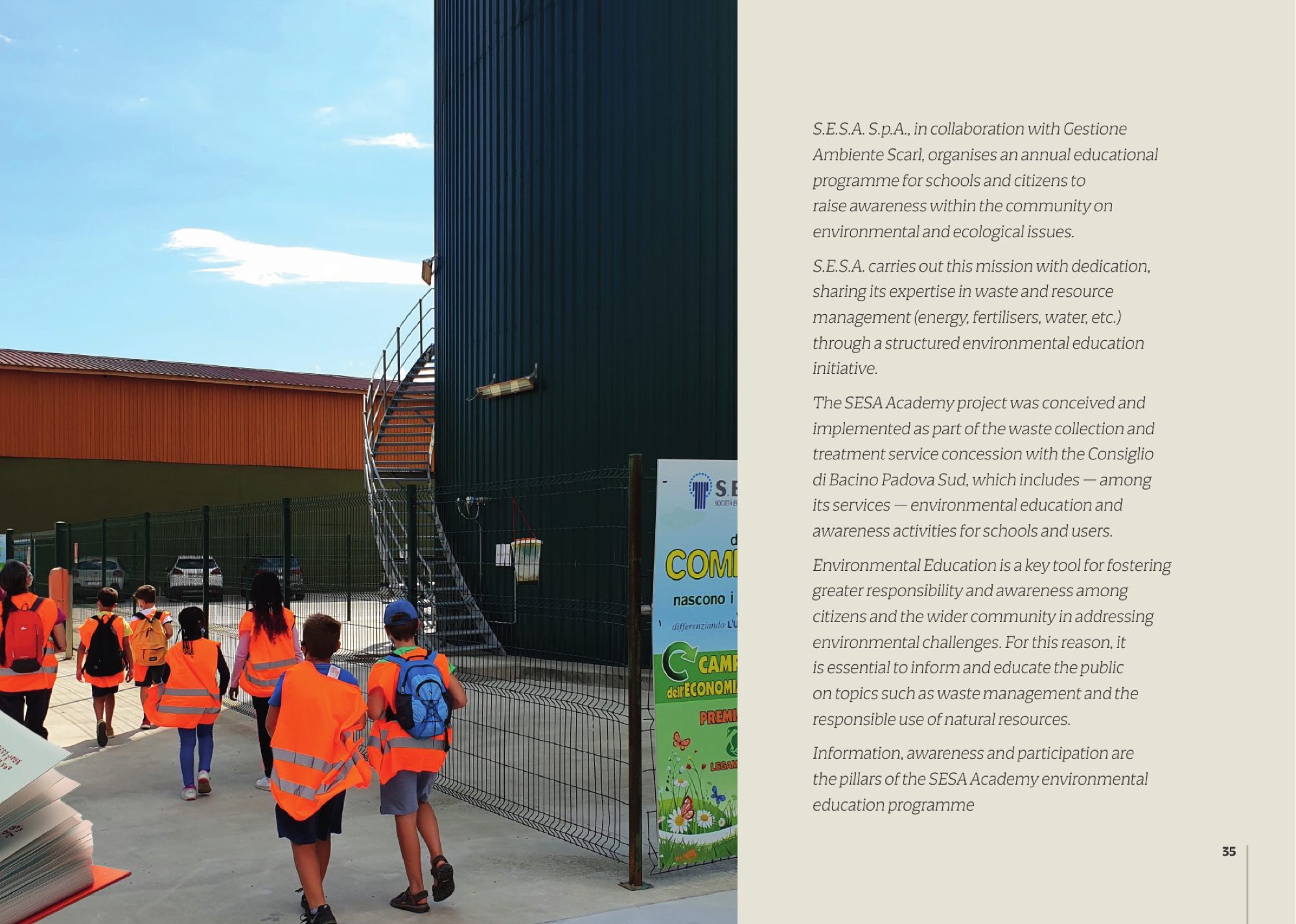 Company profile S.E.S.A.: il capitolo su S.E.S.A. Academy