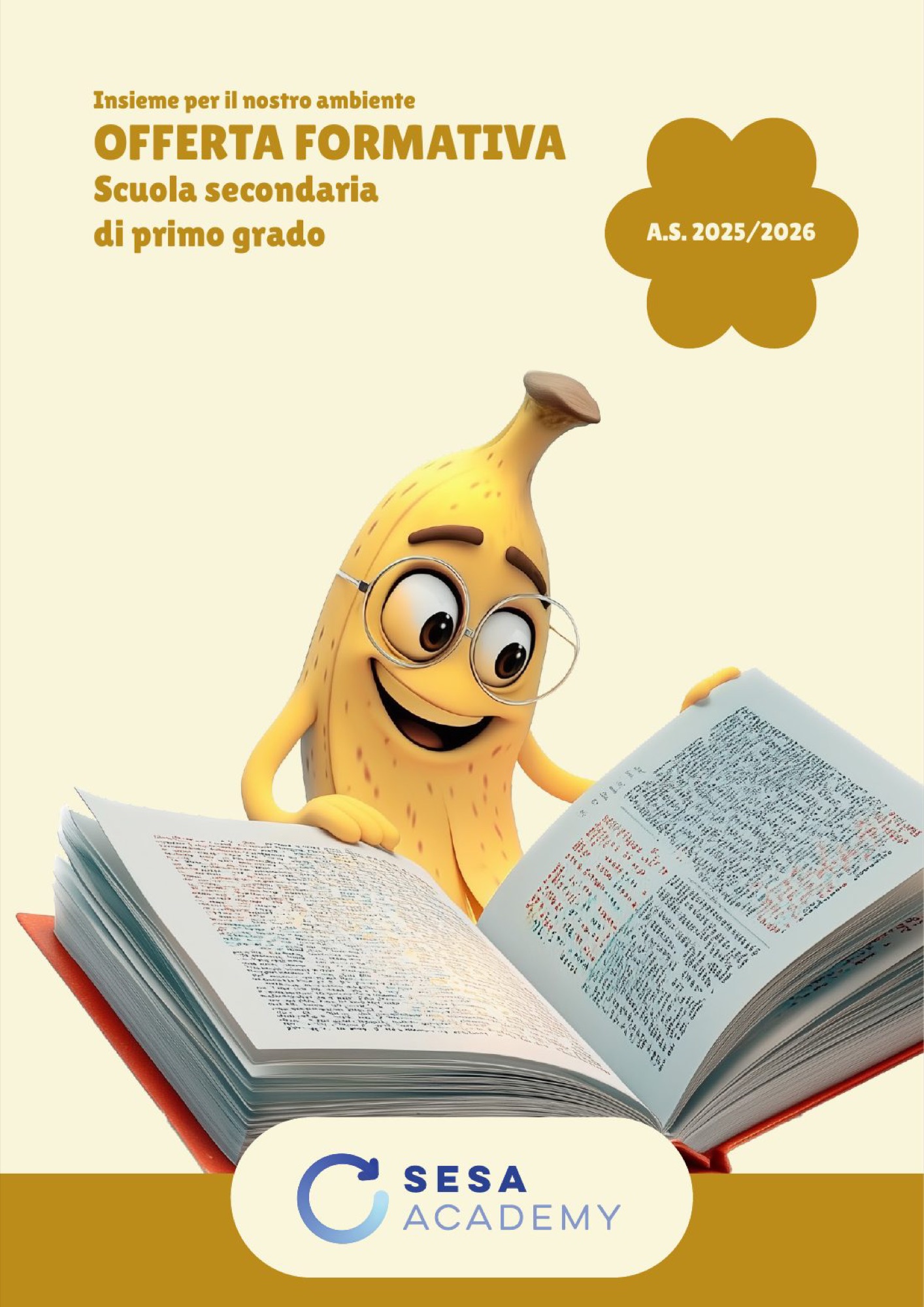 Copertina dell’offerta formativa per la scuola secondaria di primo grado