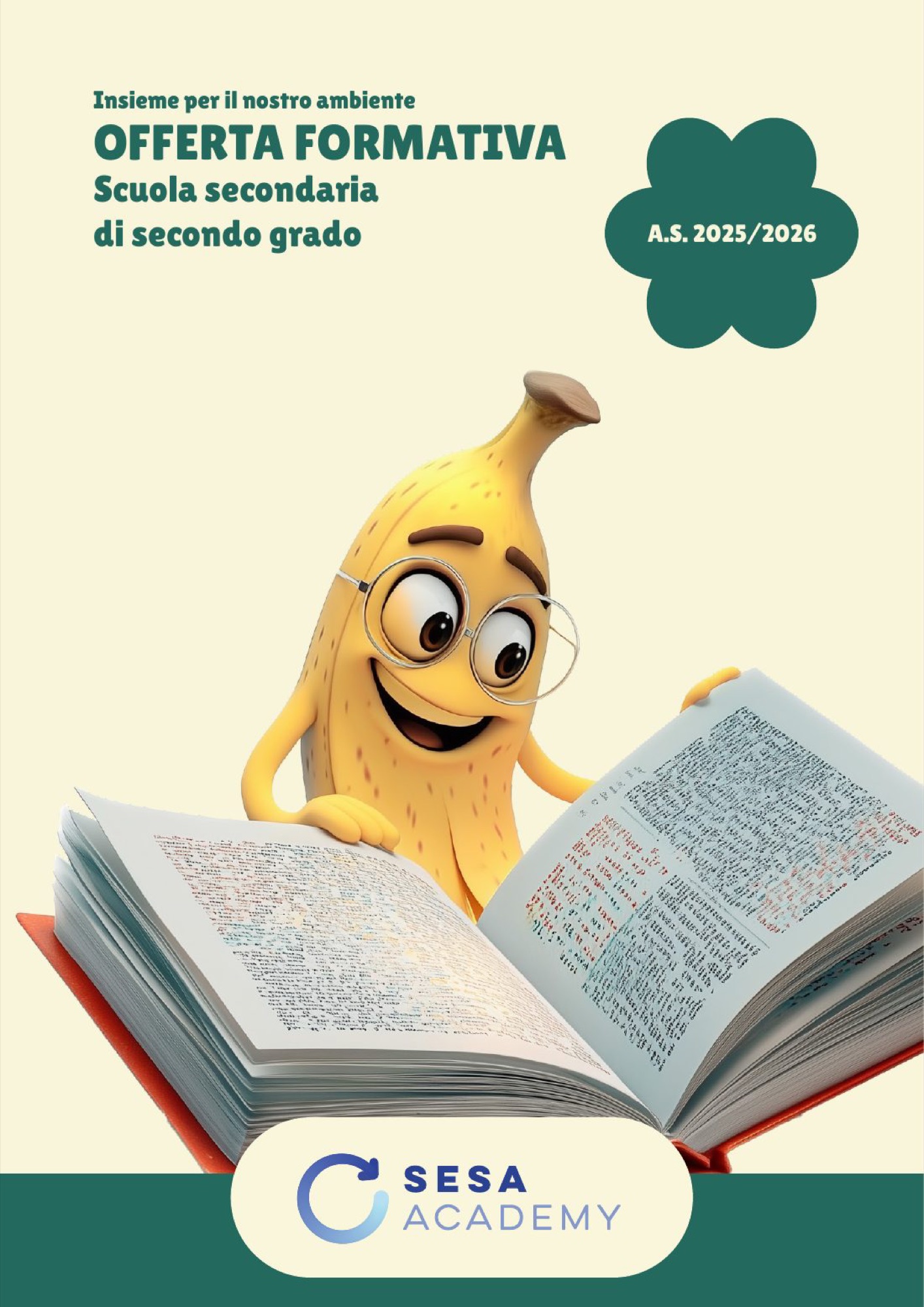 Copertina dell’offerta formativa per la scuola secondaria di secondo grado