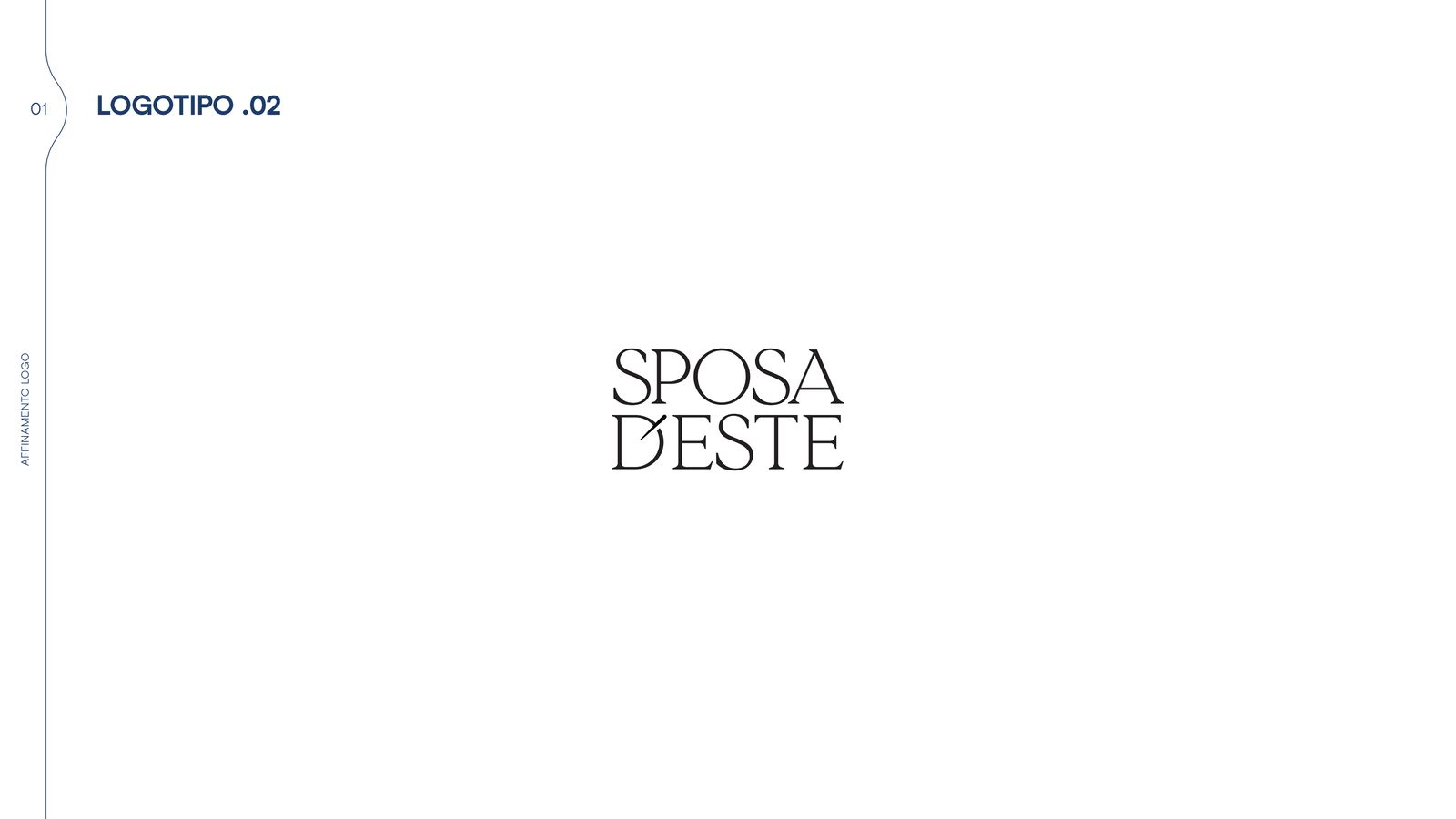 Slide con la seconda versione del logotipo