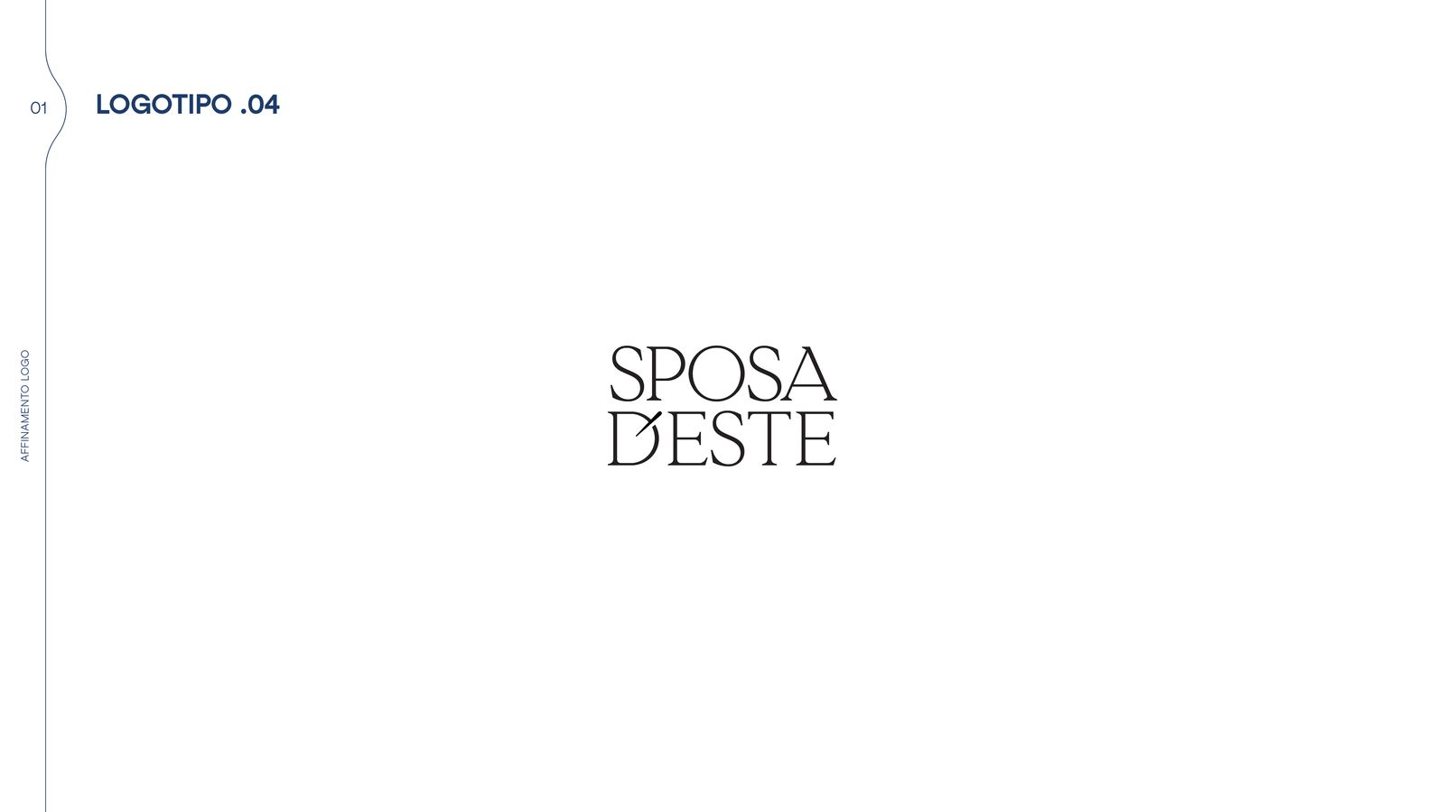 Slide con la quarta versione del logotipo