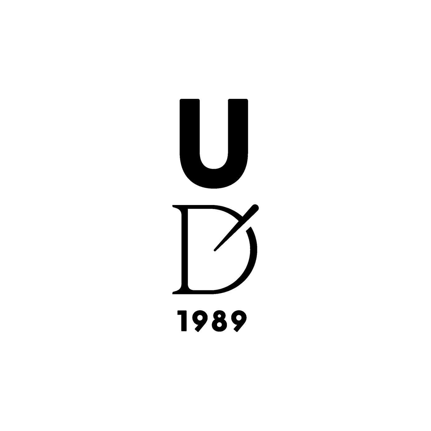Il monogramma di Uomo d’Este con l’anno 1989