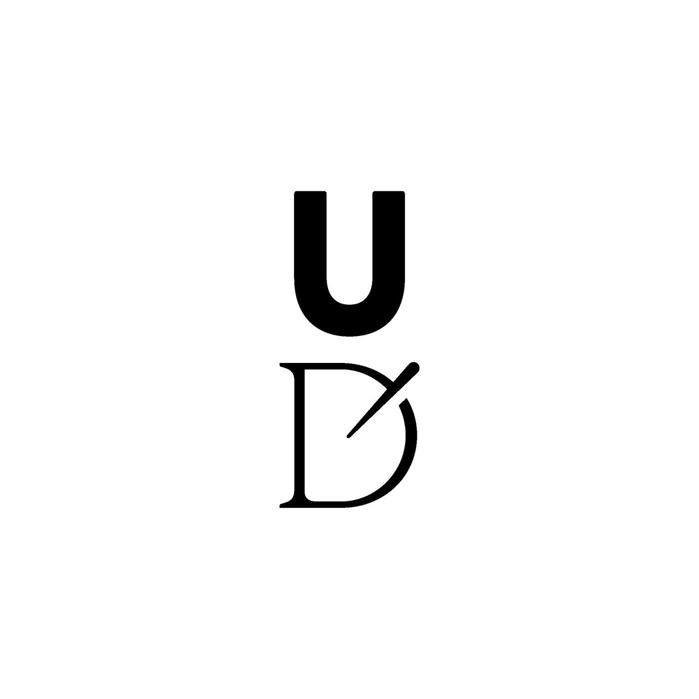 Il monogramma di Uomo d’Este, con la U sopra la D