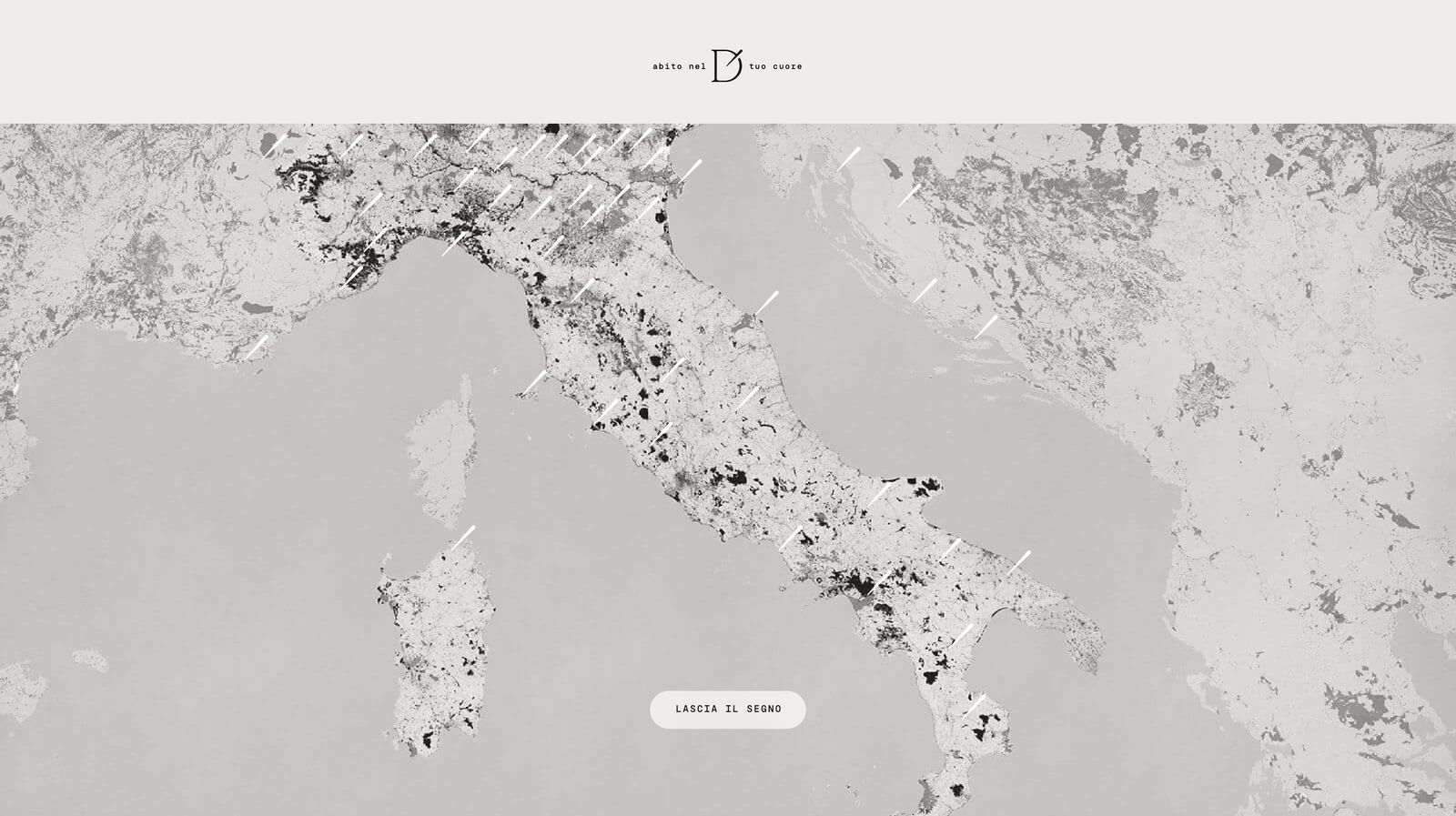 Sito sposadeste.com, la sezione con la mappa dell’Italia