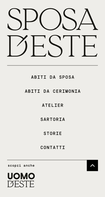 Seconda versione del menu mobile