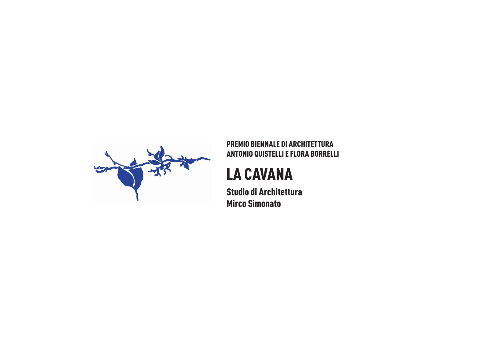 Copertina della presentazione: Premio Biennale di Architettura Antonio Quistelli e Flora Borrelli, La Cavana, Studio di Architettura Mirco Simonato