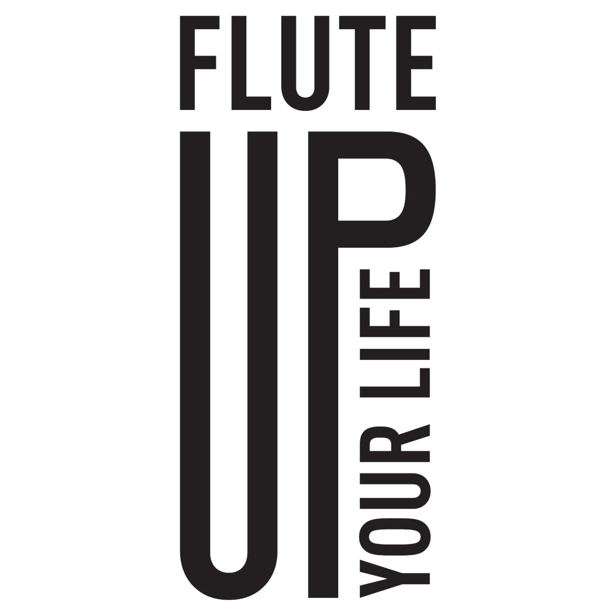 Marchio Flute Up Your Life in nero