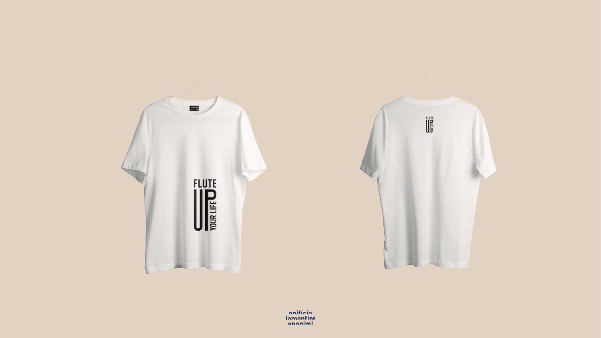 Seconda proposta del marchio applicata a un mockup