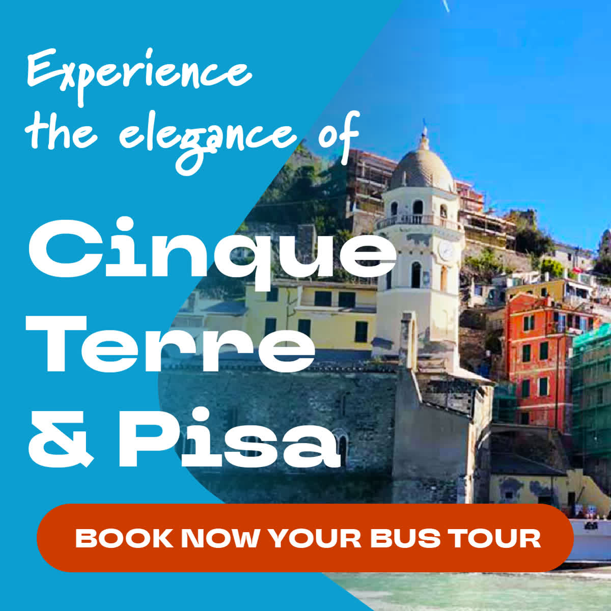 Visual Cinque Terre & Pisa in formato quadrato