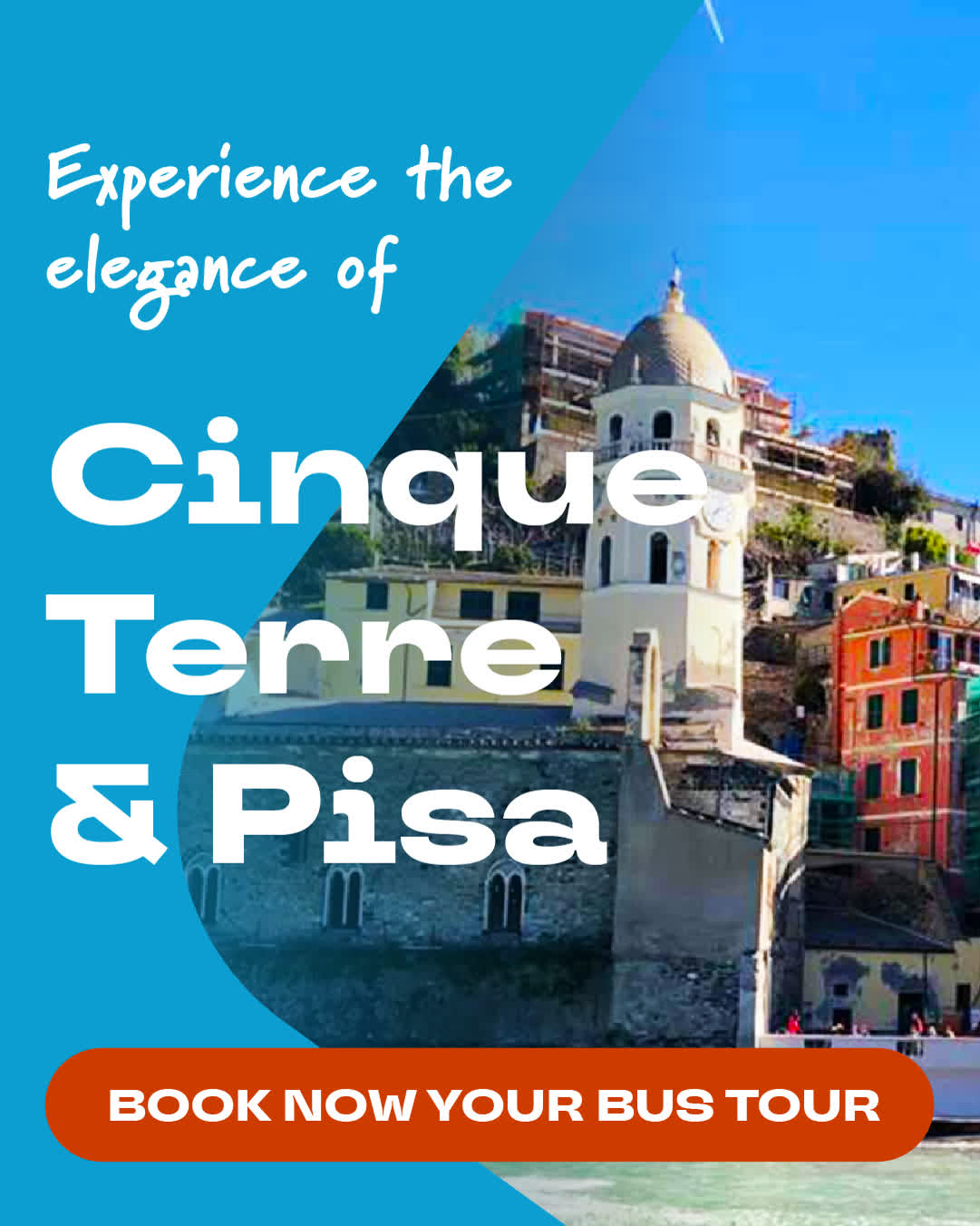 Visual Cinque Terre & Pisa in formato verticale 4:5