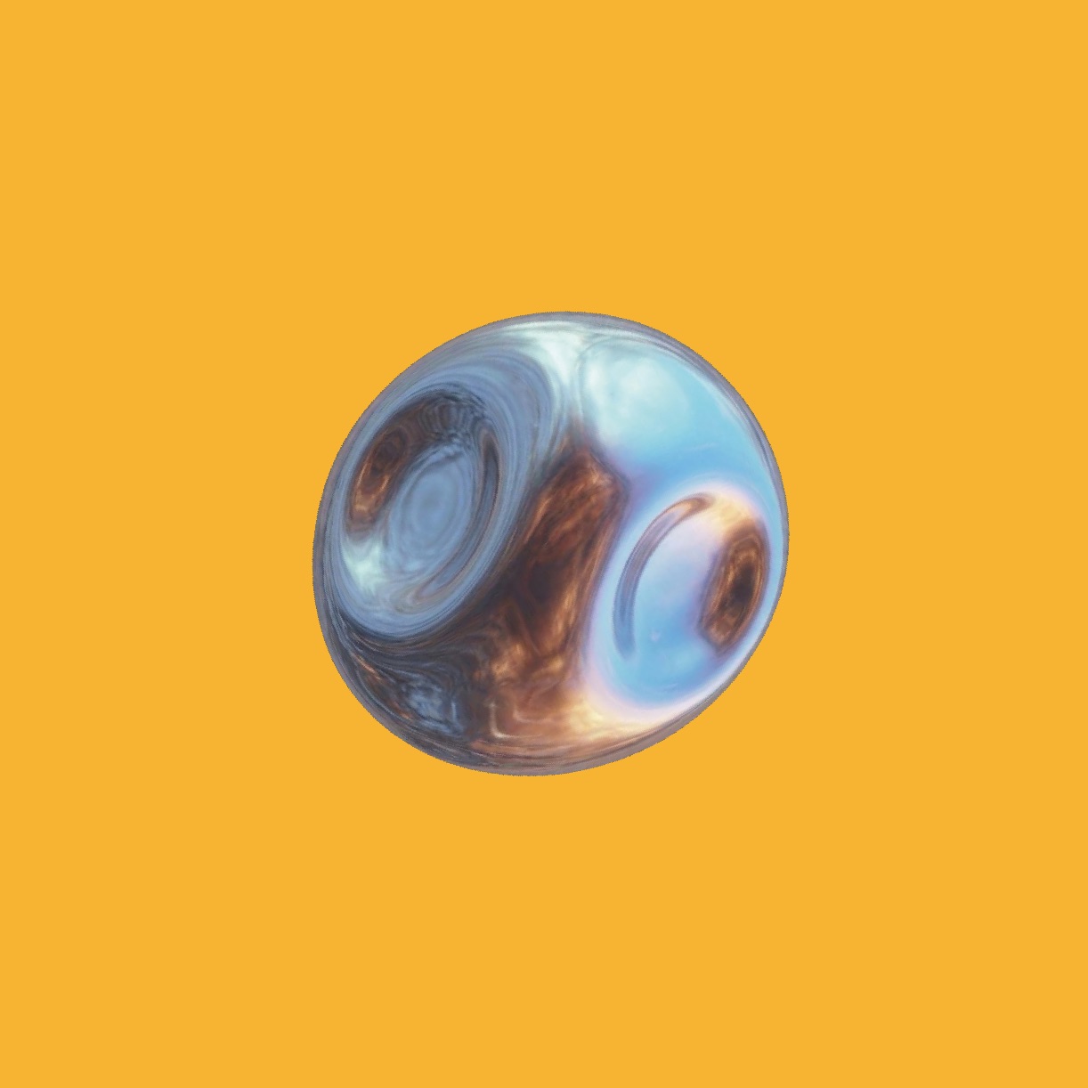 Una sfera di metallo liquido del 2026