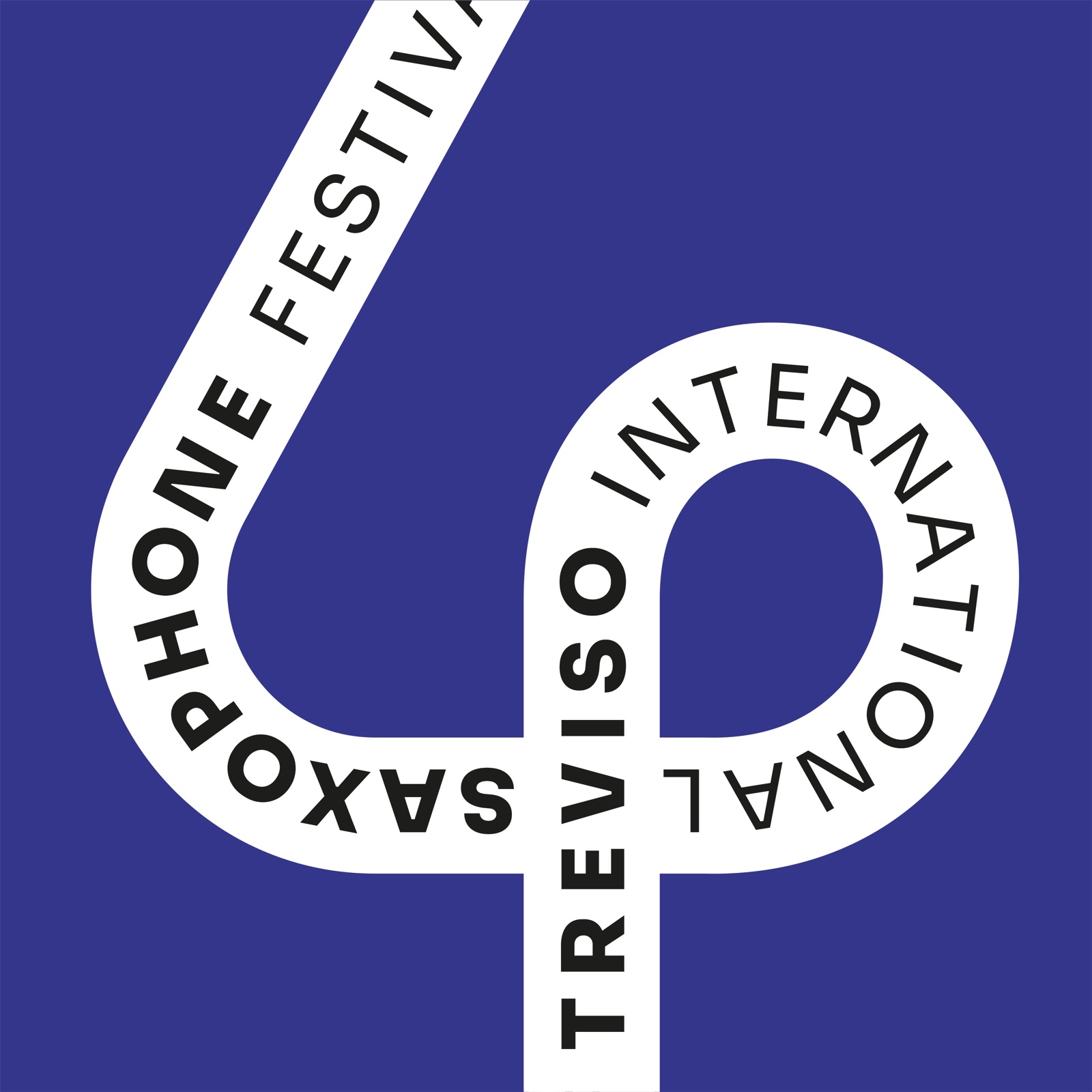 Il logo 2025 in bianco su fondo blu