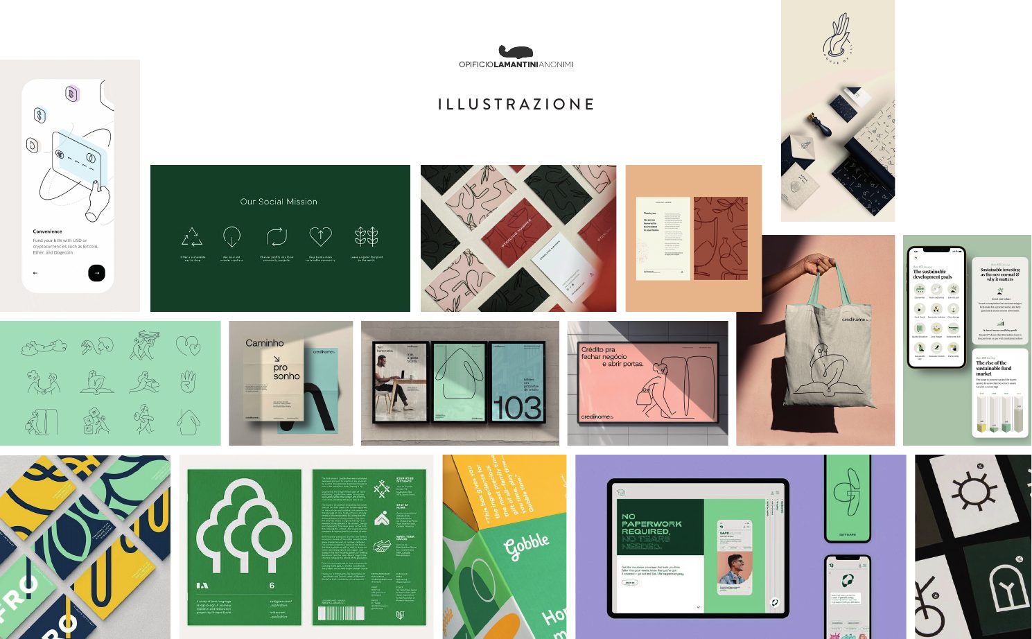 Moodboard Unet: illustrazione