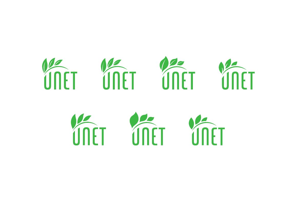 Varianti finali del marchio Unet a confronto